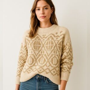 Vintage Jones New York Wool Après Ski Style Sweater